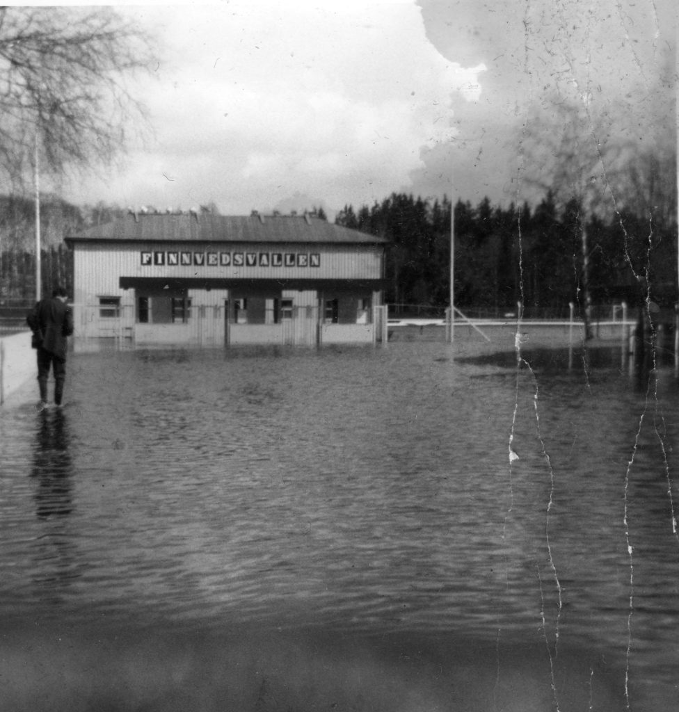 1718. Finnvedsvallen, översvämning