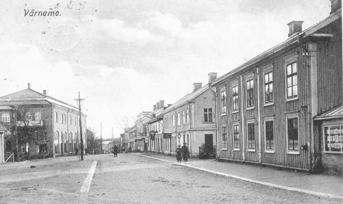 76. Värnamo, Storgatsbacken, t. v. Härenstams