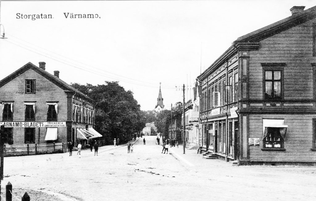 78. Storgatan 1914 Wernamo-Bladets tryckeri t h (2)