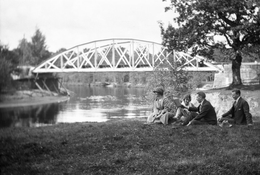 Järnvägsbron i Apladalen.